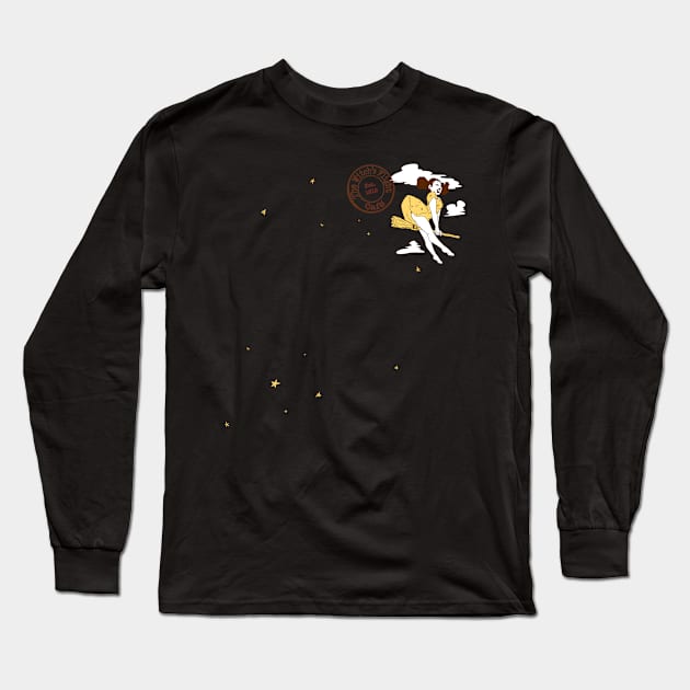 The Witch’s Flight Café Long Sleeve T-Shirt by FindChaos